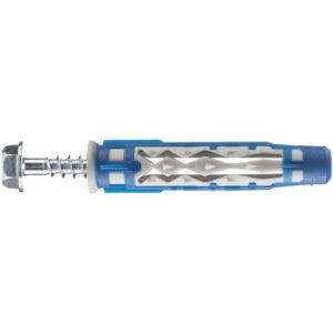 Cheville universelle bimatière Colortech Ø8x50mm boîte de 50 pièces avec vis tête hexagonale de 5x65mm - SPIT - 289165