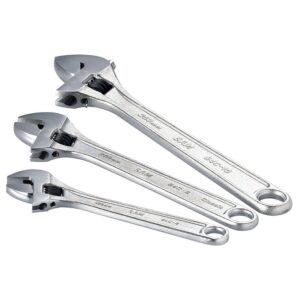 Jeu de 3 Clés à molette - SAM outillage - 492325