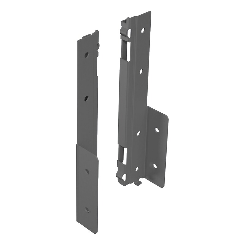 Raccord pour paroi arrière AvanTech YOU - Conditionnement Industrie - hauteur dos 101 mm - finition Blanc - HETTICH - 139652 – Image 3