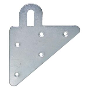 Attache triangulaire acier zingué x10 - LUDMANN - 665798