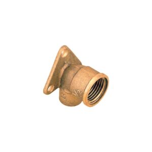 Coude fer/cuivre 471 GCU - diamètre 16 mm - femelle 15x21 avec patte (1/2") - - 711818