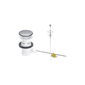 Vidage de lavabo en polypropylène sans tirette longueur 212 mm - NICOLL - 723100