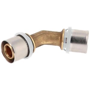 Coude égal 45° à sertir pour tube multicouche Acopex Alu diamètre nominal 32 - THERMACOME - 643071