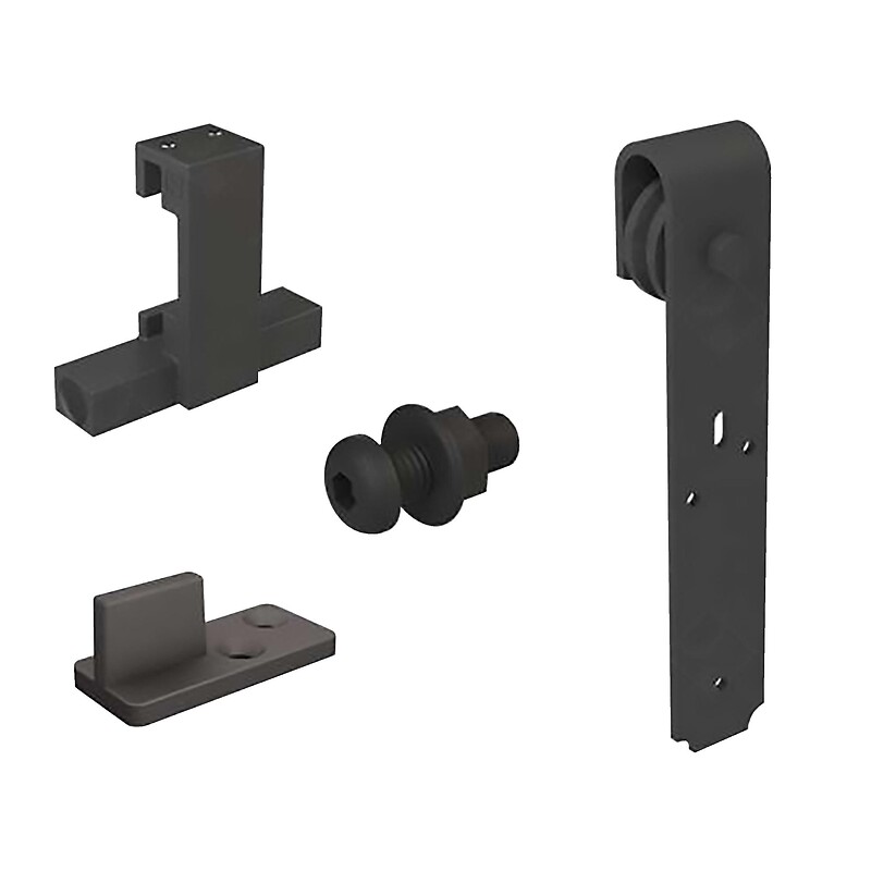 Garniture Roc-Design - Monture E - porte jusqu'à 100 kg - noir - porte bois - MANTION - 169150 – Image 6