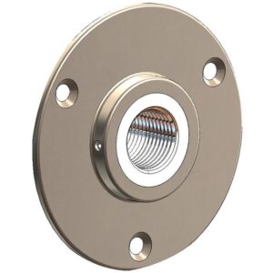Applique Oslo femelle 1/2" (15x21) pour robinet d'arrosage - finition nickelée - ANQUIER - 113556