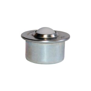 Bille de manutention nylon Ø 15 mm à socle cylindrique acier Ø 31/24 mm, à simple emboîtement, charge maxi 10kg - GUITEL HERVIEU - 608532