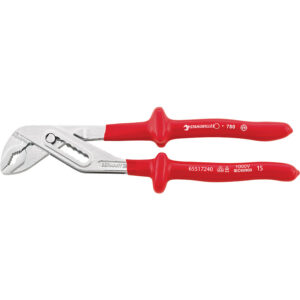 Pince multiprises isolée VDE 6551VDE à tête chromée - ouverture 35 mm et longueur 250 mm - STAHLWILLE - 276201