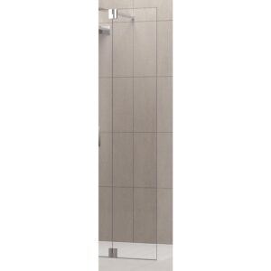 Volet pivotant pour paroi de douche verre transparent 37 x 195 mm épaisseur 6 mm - NOVELLINI - 453643