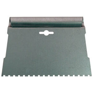 Spatule SPATZ pour application de colle parquet largeur 20cm - lame acier zingué avec dentures carrées larges - LEGALLAIS - 613866