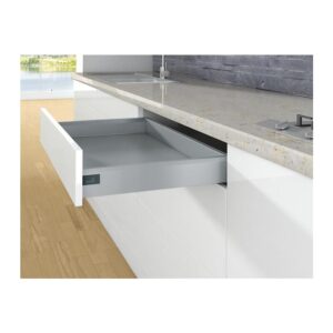 Kit complet tiroir ArciTech hauteur de profil 94 mm hauteur paroi arrière 94 mm coloris argenté longueur 550 mm - HETTICH - 427855