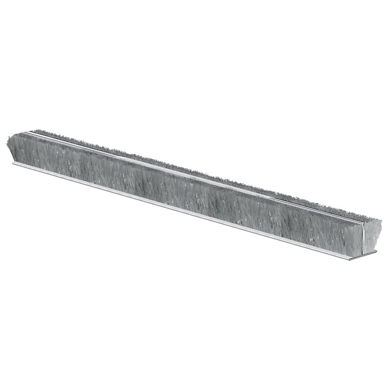 Brosse velours adhésive pour menuiseries PVC et ALU espace 4-7 mm en rouleau de 7.5 ml - ELLEN - 344212
