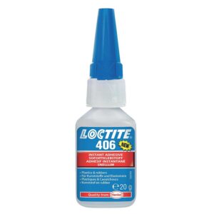 Colle cyanoacrylate multi-usages Loctite 406, tube de 20 g - LOCTITE - 568562