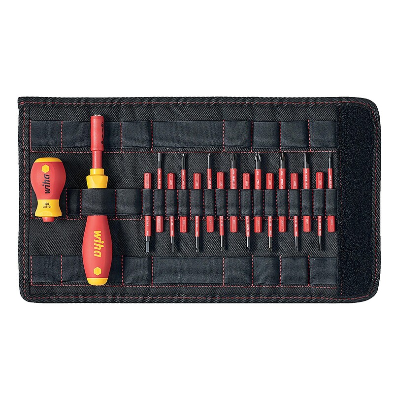 Jeu de tournevis isolés slimVario 9 pièces - WIHA - 699784