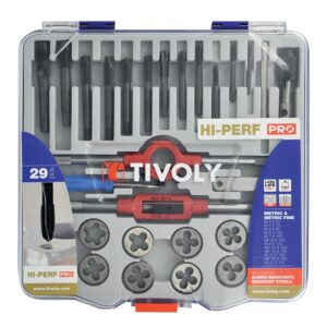 Tarauds et filières MTF29 coffret M3 à M12 - TIVOLY - 572545