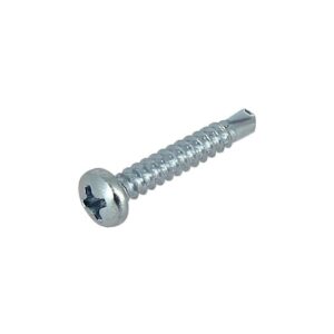 Vis autoperceuses Valdez tête cylindrique empreinte phillips acier zingué blanc entièrement filetées 3,5X9,5B500 - LEGALLAIS - 107270