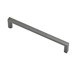 Poignée Basic zamak - finition graphite - entraxe 192 mm - ESTAMP - 110028