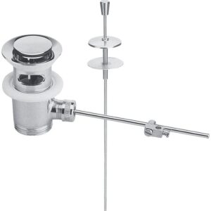 Vidage de lavabo laiton chromé sans tirette - - 723094