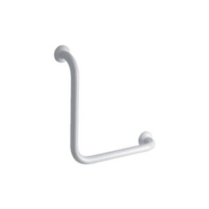 Barre d'angle 90° en aluminium epoxy blanc - PELLET - 731062