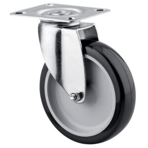 Roulette pivotante fixation à platine roue polypropylène pour collectivités type 1470 PAO, diamètre 50 mm, charge 40 kg - Tente - 258728