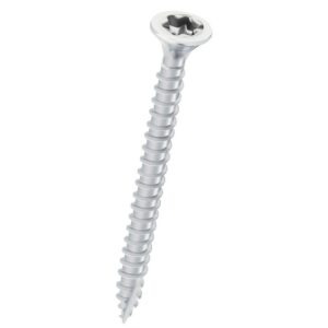 Vis à bois aggloméré tête fraisée empreinte Torx acier zingué blanc entièrement filetées Illiec, 3,5X40 B500 - LEGALLAIS - 592586