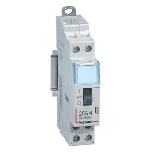 Contacteur domestique silencieux 230V 2P 250V/25A 2F - Legrand - 356448