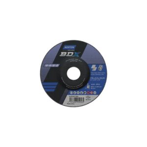 Disques à tronçonner à moyeu déporté BDX métal inox 125x2.5x22.23mm boîte de 25 - NORTON - 234754
