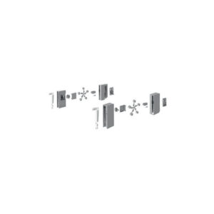 Adaptateur design side hauteur 144 argent kit - HETTICH - 526387