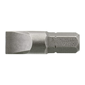 Embout de vissage 1/4" empreinte Fente - 1,2 x 6,5 X 25 mm - STAHLWILLE - 214251