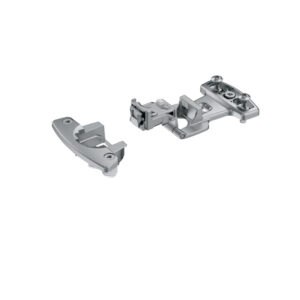 Bras articulé 180° recouvrement 16mm montage rentrant finition nickelé - Selekta Pro 2000 - HETTICH - 495818