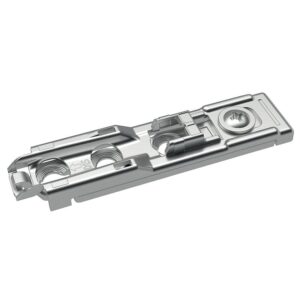 Plaque de montage linéraire In Line à visser pour ferrures d'angle Sensys D3 - HETTICH - 103552