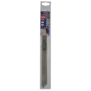 Lames de scie sabre inox découpe alimentaire, longueur 300 mm, carte de 2 lames - TIVOLY - 100354