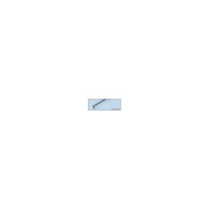 Profil de fixation du verre, en alu anodisé, à coller, hauteur 20mm x largeur 12mm longueur 2500 mm pour verre de 6 mm - HAWA - 513262