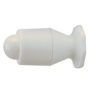 Butoir de plinthe en plastique diamètre 32 en longueur 80 coloris blanc - GUITEL HERVIEU - 381312
