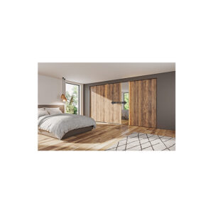 Kit de garniture de coulissage et guidage TopLine XL - STB 19 33 mm, épaisseur porte 30 à 40 mm - 80 kg - pour 2 portes - HETTICH - 163144