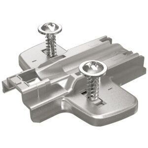 Embase cruciforme à visser Hettich Direct avec vis disposées de manière asymétrique 8099 D1,5 Boite de 10 - HETTICH - 685797