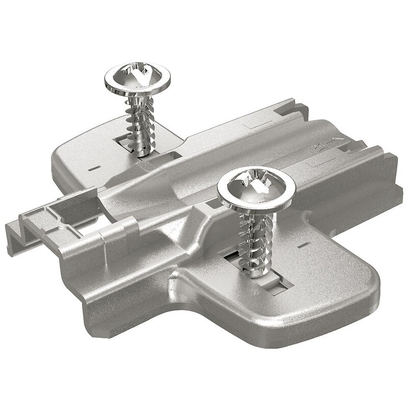 Embase cruciforme à visser Hettich Direct avec vis disposées de manière asymétrique 8099 D1,5 Boite de 10 - HETTICH - 685797
