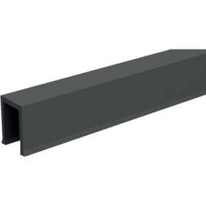 Profil de guidage à encastrer pour porte bois SAF Evolution - en PVC - longueur 1100 mm - MANTION - 405232