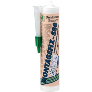 Colles polyuréthane Montagefix 580, coloris translucide, cartouche de 300 ml - DEN BRAVEN - 638562