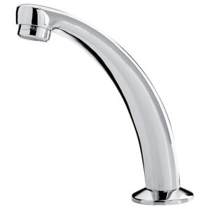 Bec de lavabo fixe sur plage avec brise jet 30302 - PRESTO - 730091