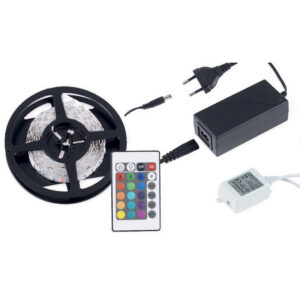 Kit ruban LED RGB 5 mètres - SYNERCIA - 631681