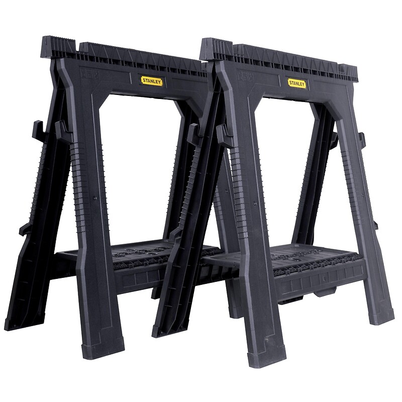 Tréteaux pliables hauteur 810 mm - lot de 2 pièces - STANLEY - 340635