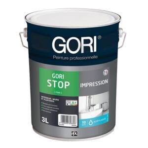 Peinture acrylique multisupports barrière anti-humidité pour murs et plafonds Goristop Impression blanc bidon de 3l - Gori - 156802