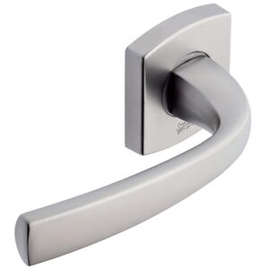 Béquille double sur rosace ligne Muze chromé velours - VACHETTE ASSA ABLOY - 195784