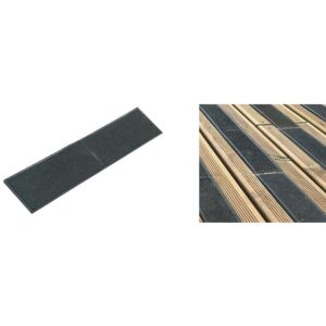 Plaque antidérapante spéciale bois à visser - 750 x 90 mm épaisseur 3 mm noir - WATTELEZ - 163088