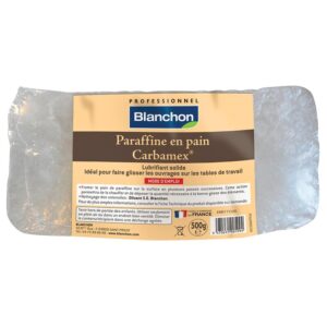 Pain de paraffine Carbamex qualité alimentaire, pain de 500 g - BLANCHON - 495965
