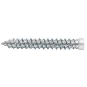 Vis de montage de chassis vitrés tête cylindrique blanche Ar-Mobic II acier zingué, torx, 7,5x122 mm en boîte de 100 - LEGALLAIS - 615469