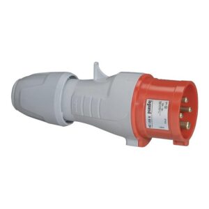 Fiche droite P17 IP44 16A 380/415V 3P+T plastique - Legrand - 358695