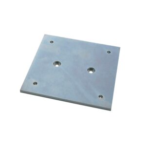 Platine de fixation au sol pour pied Elliptique 150 x 150 x 5 mm - RENZ - 116433
