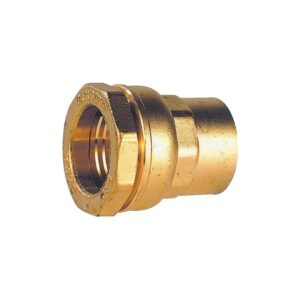 Raccord laiton droit F 20x27 PE diamètre 27 - SFERACO - 717017