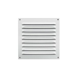 grille à auvent en aluminium laqué blanc L x H 150/150 - ANJOS - 449002